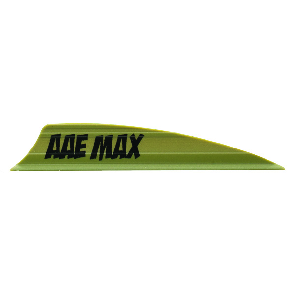AAE Plastifletch Max Vane 2" Shield 100 Pack Yellow 
